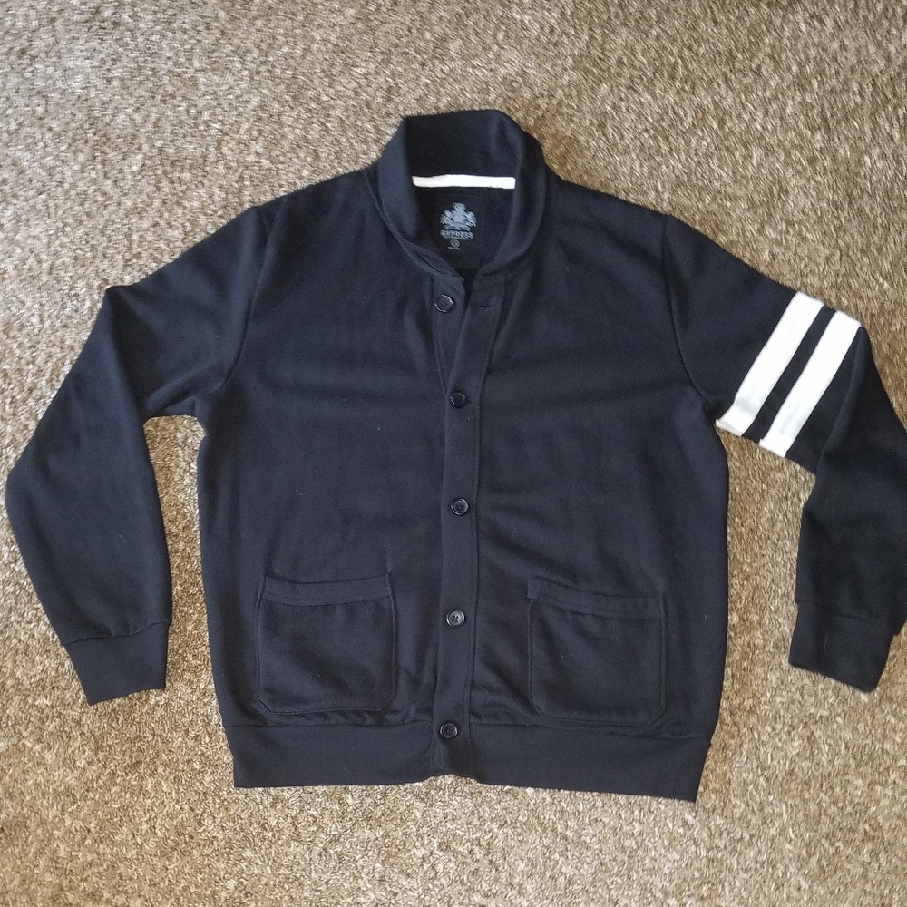 Express button down sweatshirt